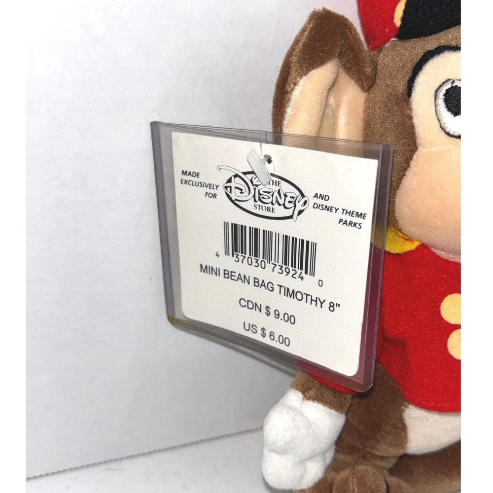 Disney Store Timothy Q Mouse Mini Bean Bag 8